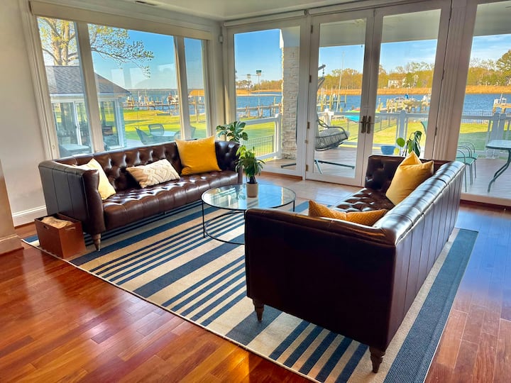 Waterfront 4br Home W/ Boat Dock - クイーンズタウン, MD