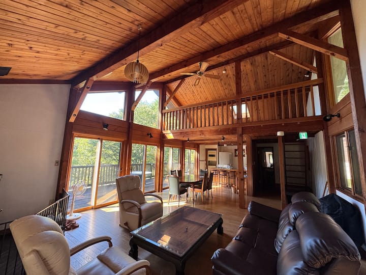 Lakesaiko 3-min, Fuji View, Private, Bbq, Stove - Fujikawaguchiko