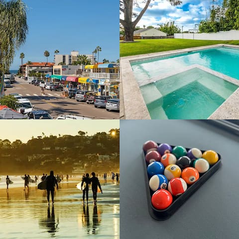 Large House 3 Blocks from La Jolla Shores Beach