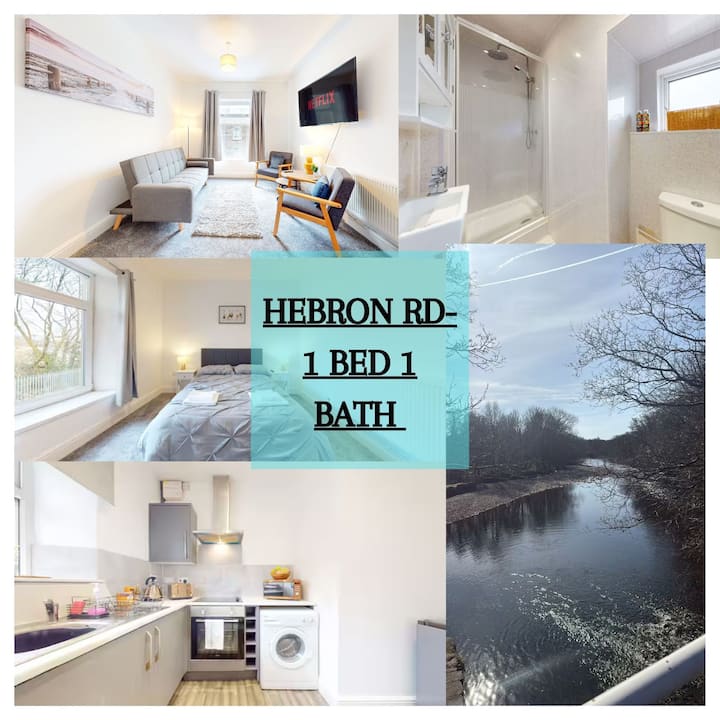 1 Bed Flat Swansea -Free Parking - Swansea