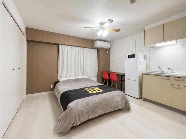 Sapporo Apartment 88a｜札幌駅アクセス良好｜新築｜定員2名｜長期滞在歓迎 - Sapporo