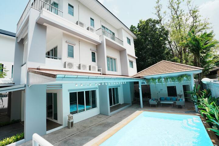 /6曼谷市中心独栋泳池别墅BTS Asok 5间卧室6个卫生间 gallery image 3