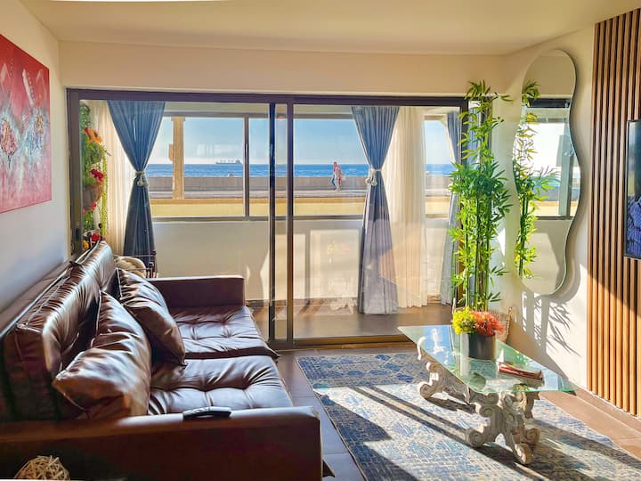 Right on the waterfront, steps from the casino, parking