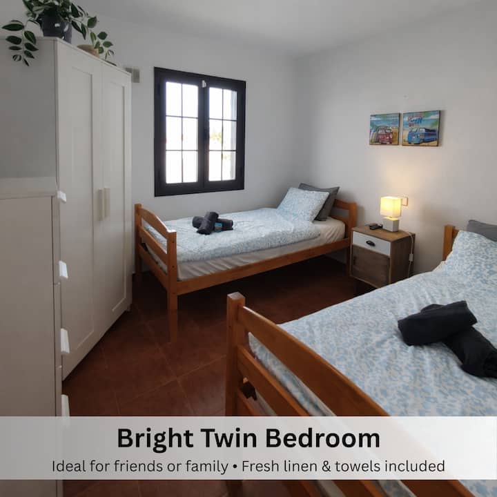 Zweites Schlafzimmer – ideal für Kinder, Gäste