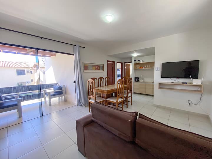 2/4 Apartment Facing Taperapuã Beach,swimming Pool - Porto Seguro