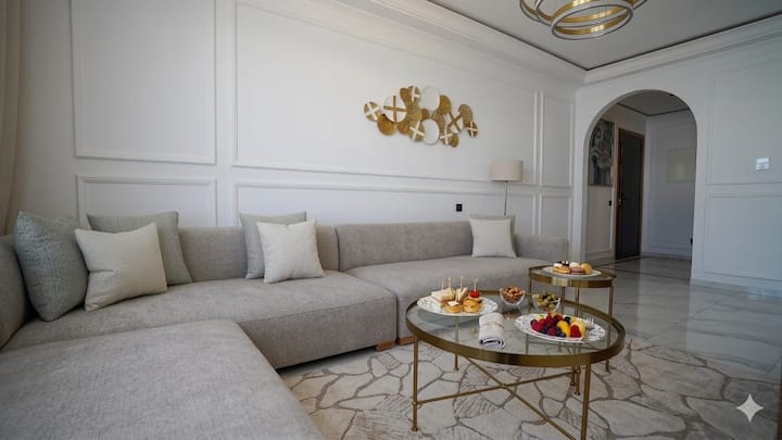 Luxury Sea View 3br Flat | Terrace & Pool 2m Beach - Casablanca