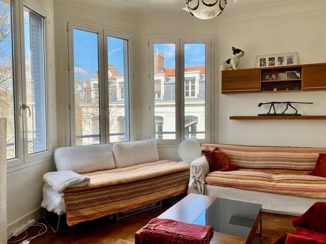 T4 cosy et chic au 5ᵉ, ascenseur et déco vintage