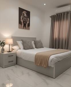 stylish gray apartment sea view 201