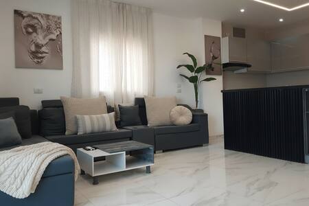 stylish gray apartment sea view 201