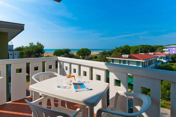 Appartement Confortable Avec Vue Sur La Mer à Bibi - Bibione Pineda