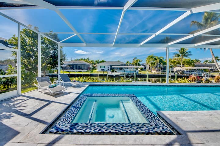 Last Minute-villa Summer Dream-on Water, Pool, Spa - Cape Coral, FL