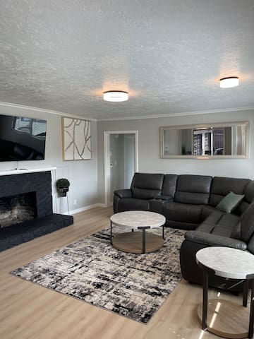 Modern house, home theater