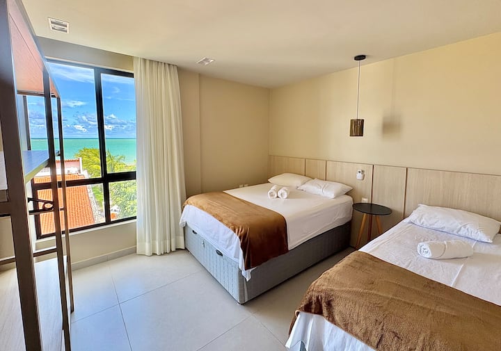 • سرير مزدوج 
• سرير فردي 