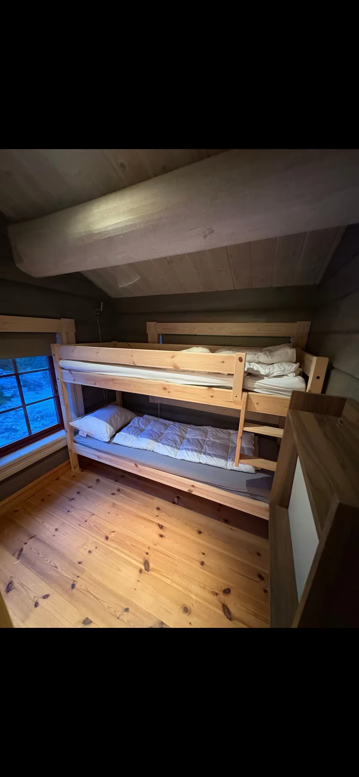 Litera de 75 x 200 cm en el segundo piso

Todas las habitaciones tienen almohadas y edredones.

Las camas tienen protectores de colchón y protectores de almohada.
