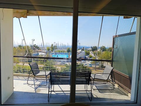 Amazing sea view, Kalamaki beach, Marina Alimos.