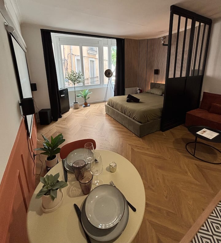 Loft Design Et Cosy Avec Cinéma Et Baignoire - Béziers