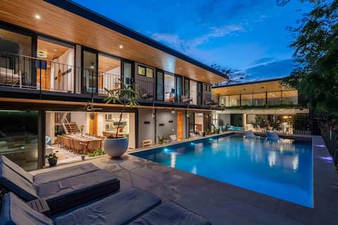 Luxury Beachside Estate | 2 Homes, Pool, Sleeps 24