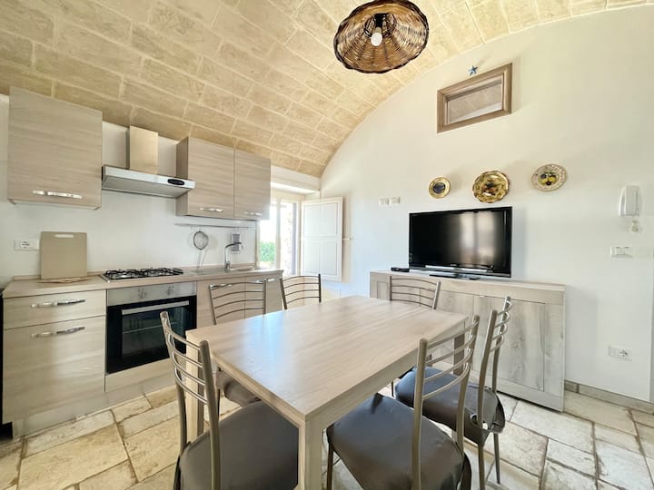Trullo Vista Mare Con Idromassaggio Riscaldato - Gagliano del Capo