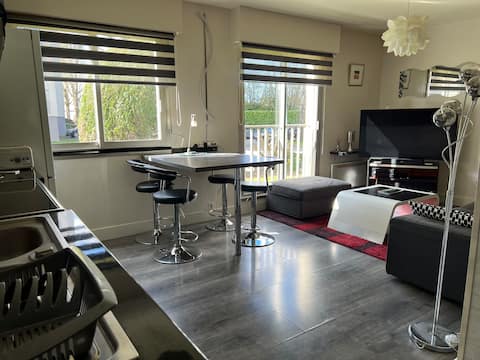 Top Airbnb: Zenith/Stadium/Expo Park, Apt 2 rooms 4 people parking à Caen