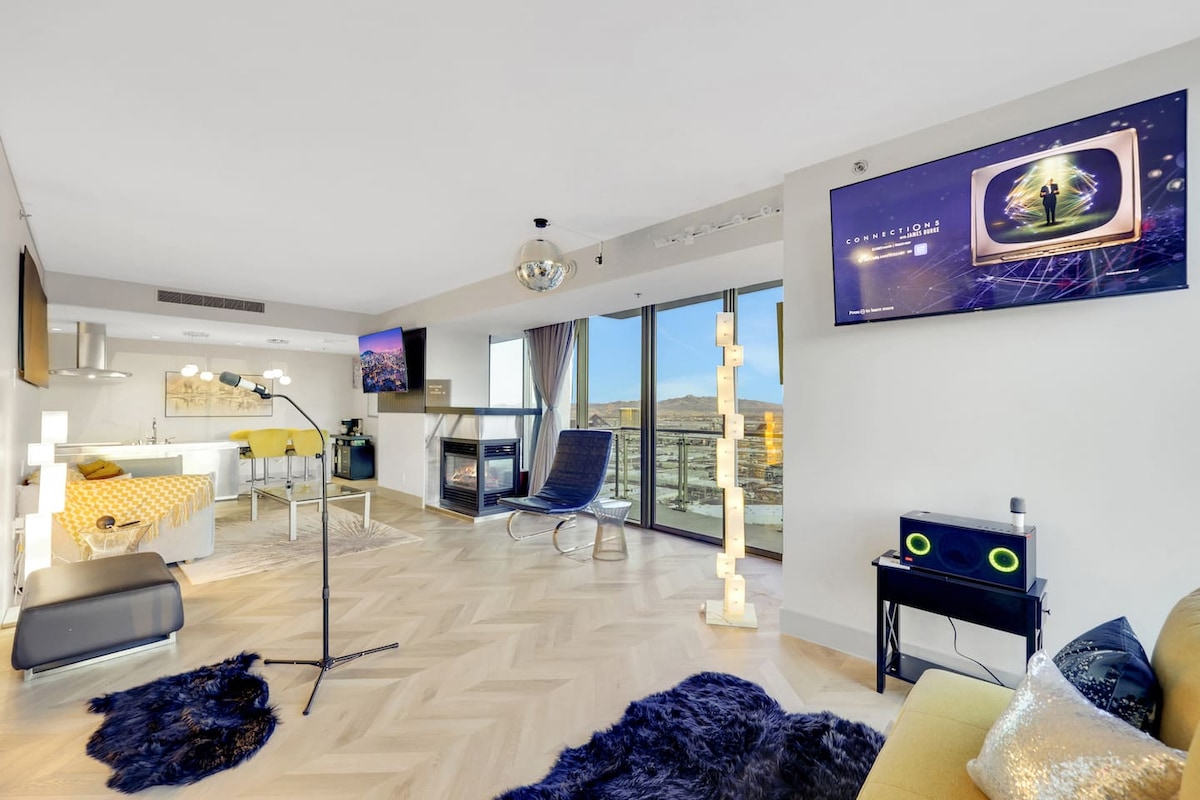 51 FLR 1BR Suite, Strip View, Pool table, Sleeps 6