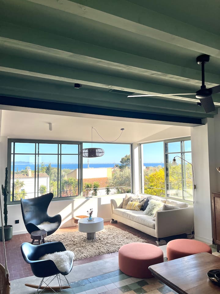 Villa Salis, Vue Mer Panoramique Proche Plages - La Ciotat