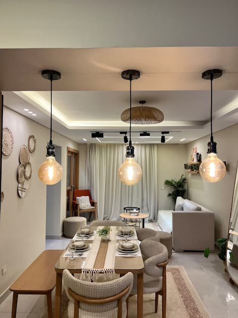 2BR Boho Apt-Gardenya C.Compound(Close To Airport)