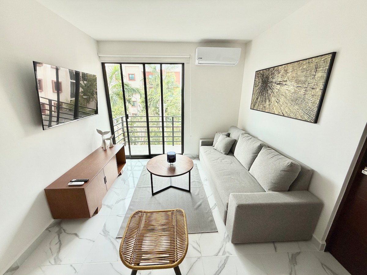 Airbnb con mejor rendimiento: Depto. en Av. Huayacán 5 huéspedes con alberca en Supermanzana 337