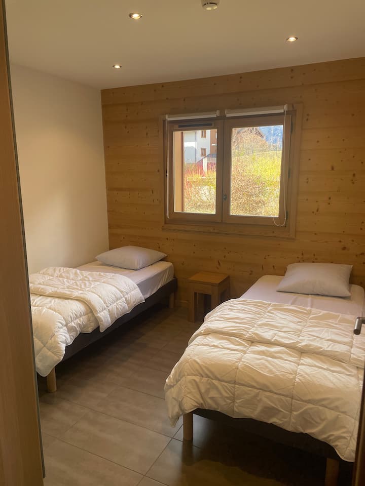 Camera 2 letti singoli, armadio 