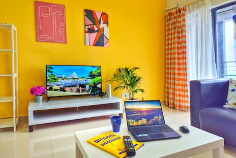 Cozy SetiaWalk Apt•IOI•PFCC•LRT•Near Sunway Lagoon