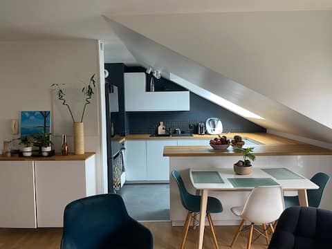 Quiet and bright apartment.