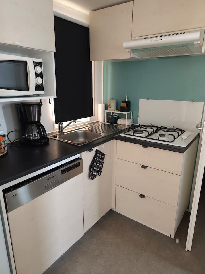 Mobil Home Clim Camping 5* Le Marisol 7 Couchages - Le Barcarès