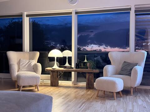 Successful Airbnb property: Vacation home with panoramic views over Stege Harbor in Vordingborg