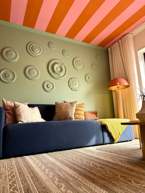 Top Airbnb: Designer Family Apartment • 1 Min from the Beach em Póvoa De Varzim