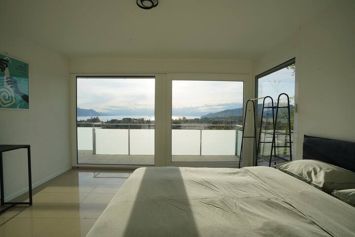 vue panoramique sur le lac Léman avec jardin gallery image 5