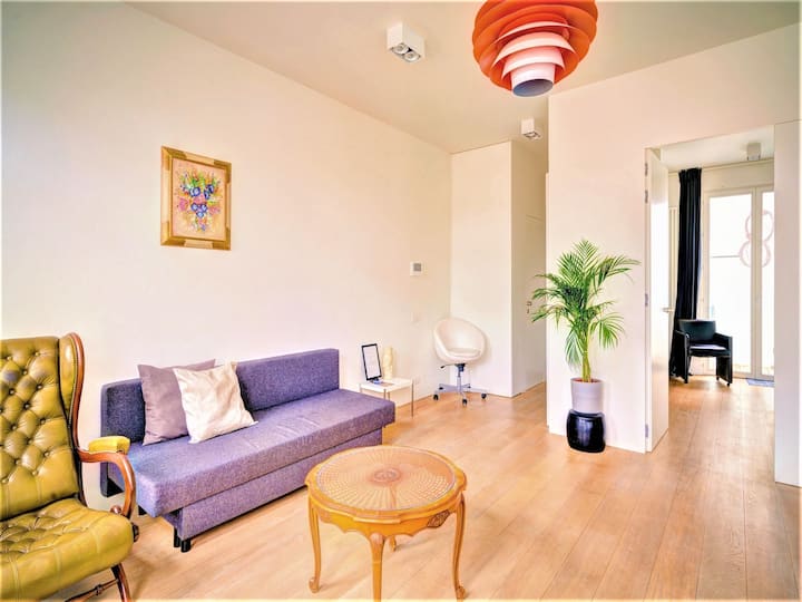 Appartement Spacieux Avec Terrasse Et Vue - Amberes