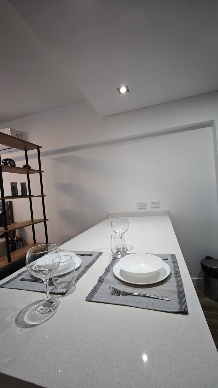 Apartamento de 1 quarto com varanda em Palermo