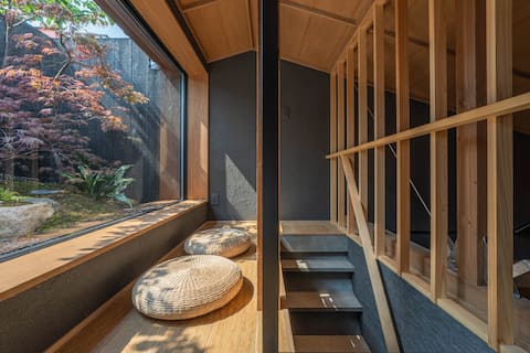 Moon-View Room & Zen Garden｜Osaka Machiya near USJ