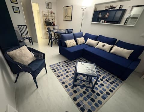Airbnb performant: White-Blue, sea-facing, terrace, central, rated à Le Touquet Paris Plage