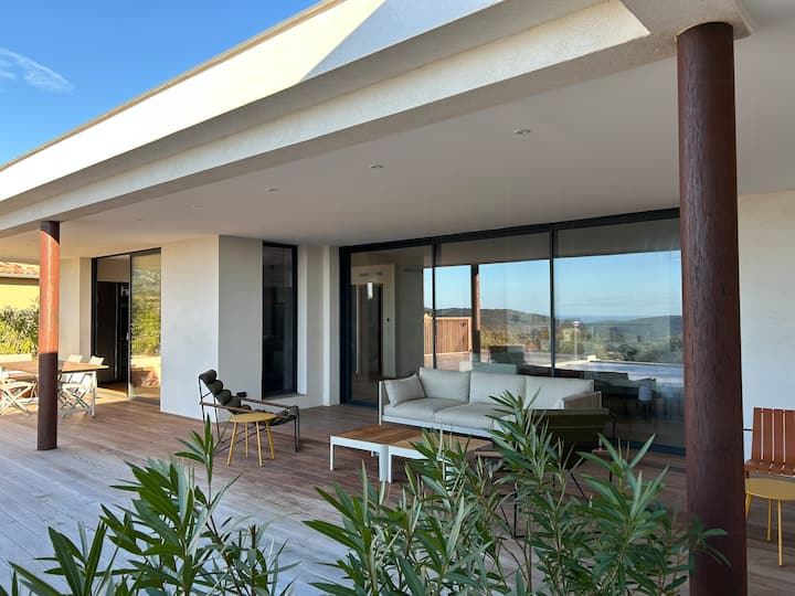 Villa Moderne Entre Mer Et Nature Sud De La Corse - Tizzano