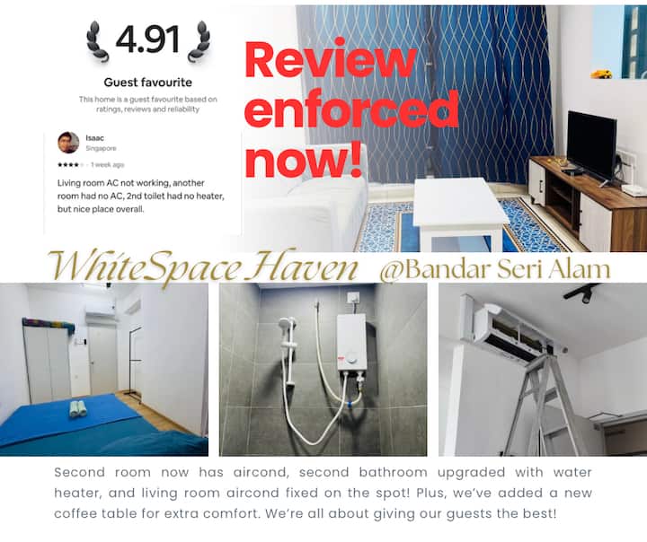 Whitespace Haven @ Bandar Seri Alam |Netflix| - Masai