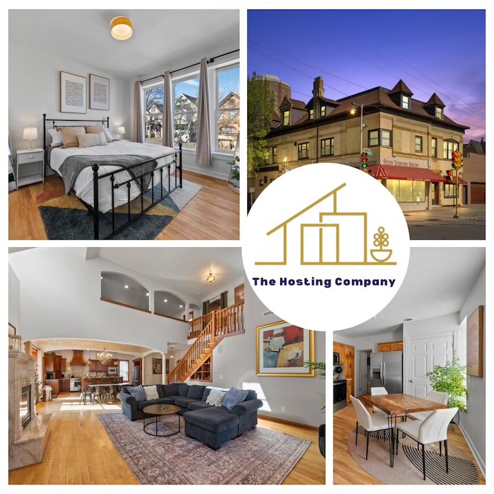11 Bed Bakery Loft | Pool Table | Chefs Kitchen - Milwaukee, WI