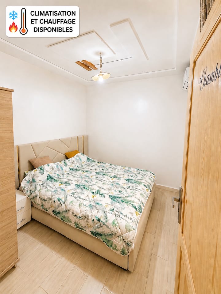 Appartement Moderne & Calme Clim Wifi Plage à Pied - Saïdia
