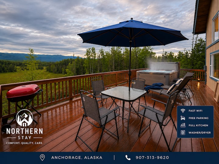 Aurora Haven | Mountain & Lake With Stunning View - Wasilla