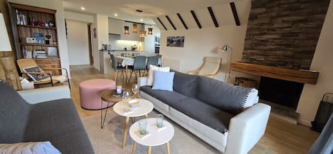 Top performing Airbnb: Completely renovated in downtown Montana in Crans Montana