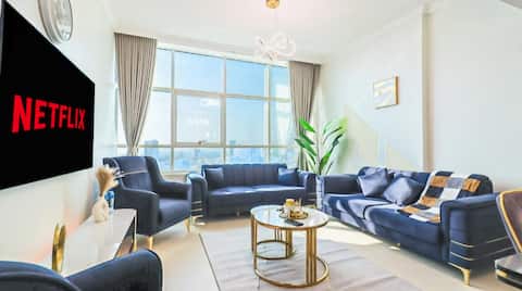New Sunrise View | Prestiges 1BR | Pool & Gym