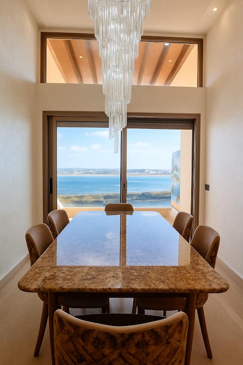 Luxury seaside apartment.