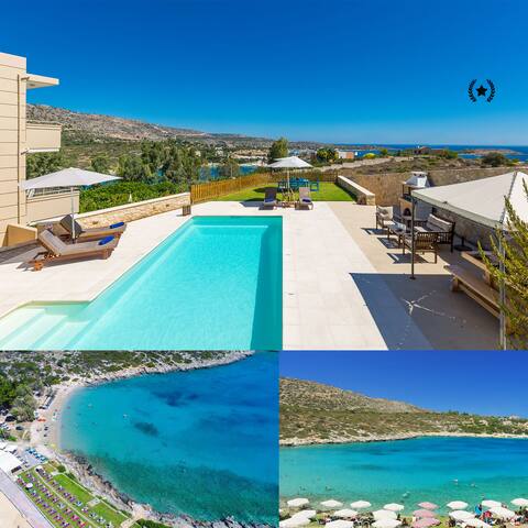 100m to Beach / Private Heated Pool / Family Villa