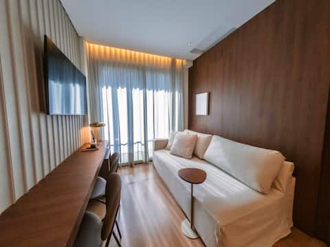 Top Airbnb: Studio in a prime area of Batel with garage - Curitiba em Bigorrilho