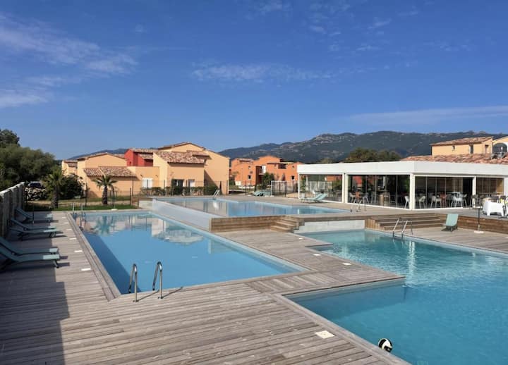 T2 Cosy Piscines Et Plage Proche - Lecci