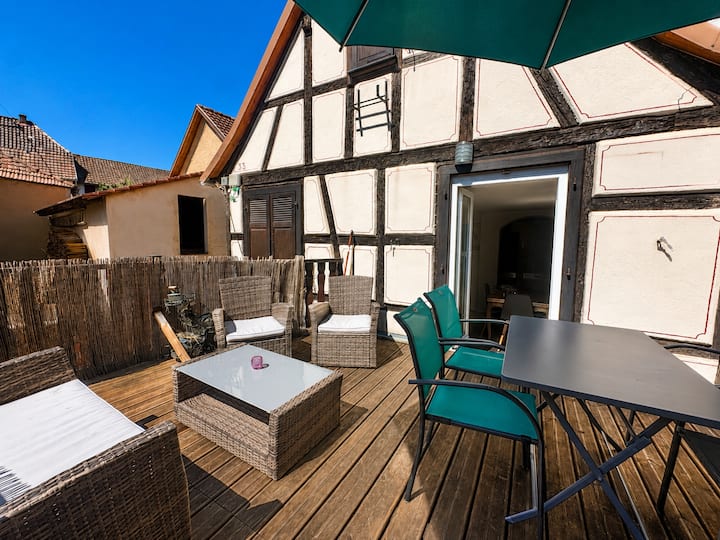 Maison Rue De Mars - Centre Ville - Parking Privé - Rosheim